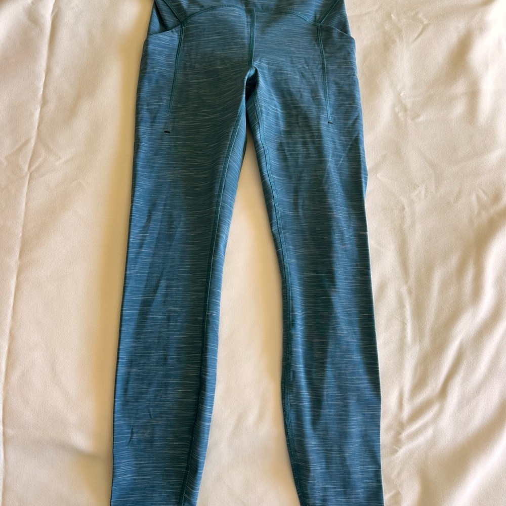 Lululemon Athletica Heathered Capture Blue Leggings